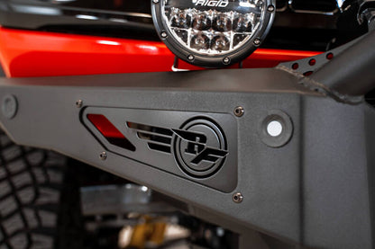 Addictive Desert Designs 2021+ Ford Bronco Rock Fighter Front Bumper - Hammer Black