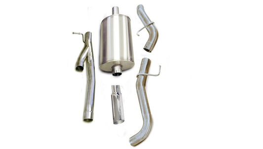 CORSA Sport / 3.0 in Cat-Back SSE 4.0 in Single Tip | 02-06 Silverado Sierra 6.0L 6.2L 143WB (24224)