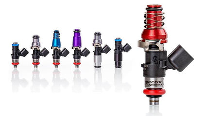 Injector Dynamics 1050cc Injectors 34mm Length No Adaptor Top 15mm Orange Lower O-Ring (Set of 8)