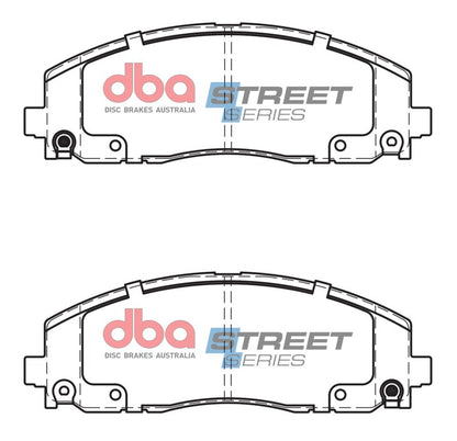 DBA Street Series Front Brake Pads | Jeep Wrangler JL (18-19) (DB15038SS)