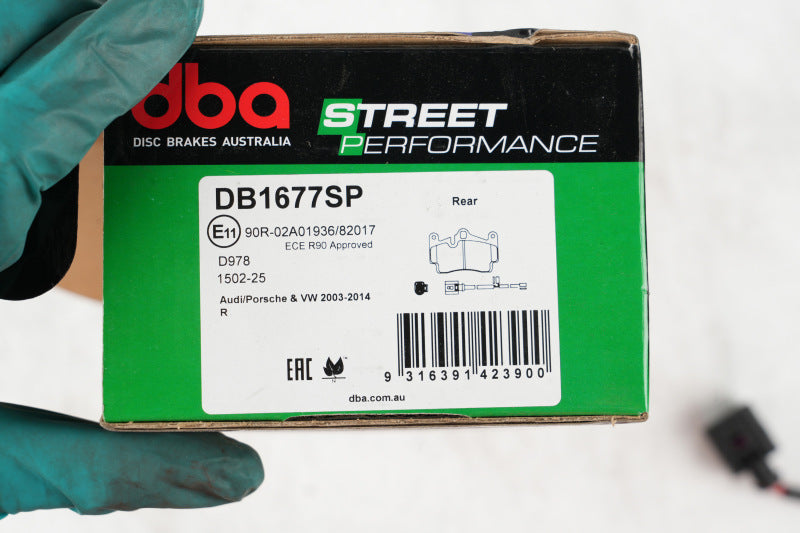 DBA SP500 Rear Street Performance Brake Pads | Porsche Cayenne (03-10) (DB1677SP)