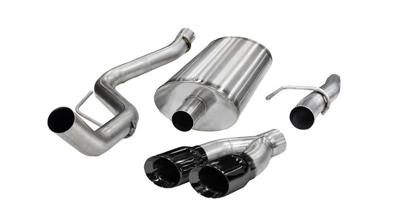 CORSA Sport / 3.0 in Cat-Back 4.0 in Twin Tips | Ford F-150 V8 2011-2014 5.0L (14393)