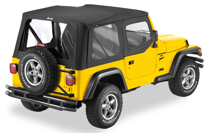Bestop 51121-15 A-Top Replacement Jeep TJ Black Denim Door Skins Included
