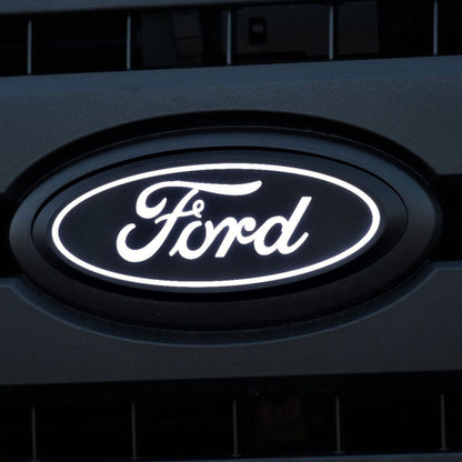 Putco 17-19 Ford SuperDuty Front Luminix Ford LED Emblem - w/ Camera CutOut