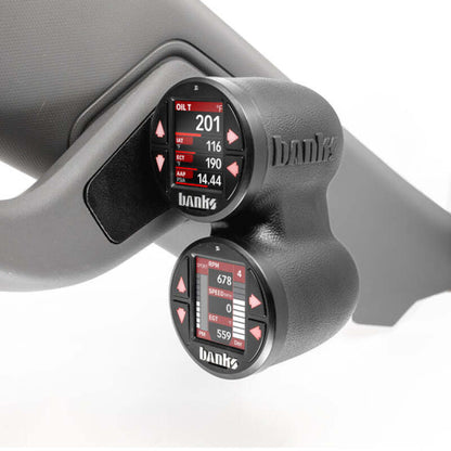 Banks Power 63370 iDash Stealth Pod Single Gauge Mount for 23-25 GM 1500/2500HD