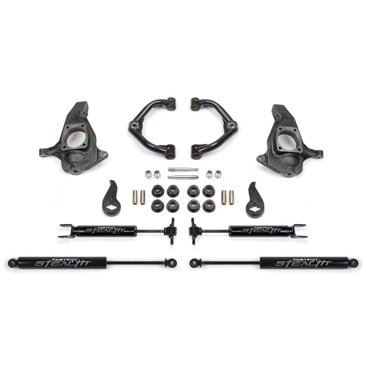 Fabtech 3.5in Ultimate Suspension System w/ Uniball Upper Control Arm & Stealth Shocks | GM C/K2500HD/3500HD (11-19) (K1064M)