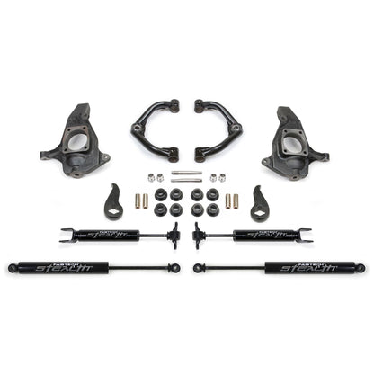 Fabtech 3.5in Ultimate Suspension System w/ Uniball Upper Control Arm & Stealth Shocks | GM C/K2500HD/3500HD (11-19) (K1064M)