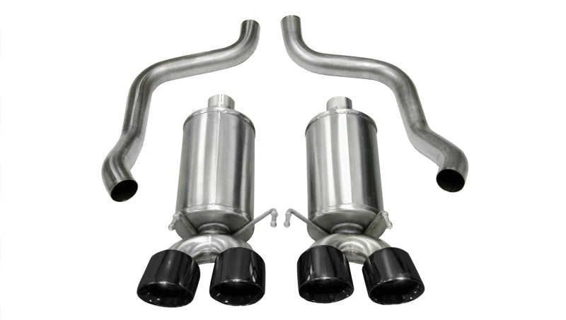 CORSA Xtreme, Sport / 2.5 in Axle-Back 3.5 in Twin Tips | 2005-2008 Corvette C6 (14469, 14169)