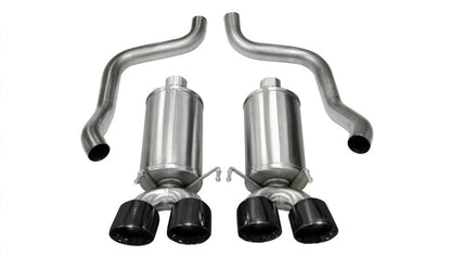 CORSA Xtreme, Sport / 2.5 in Axle-Back 3.5 in Twin Tips | 2005-2008 Corvette C6 (14469, 14169)