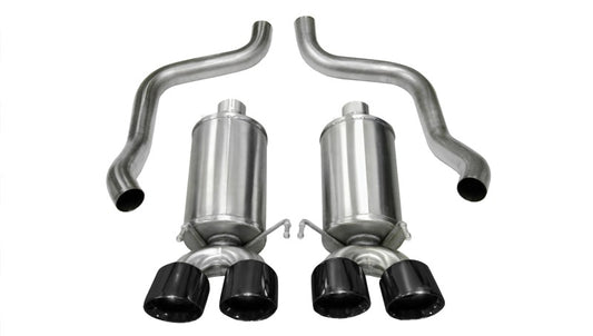 CORSA Xtreme, Sport / 2.5 in Axle-Back 3.5 in Twin Tips | 2005-2008 Corvette C6 (14469, 14169)