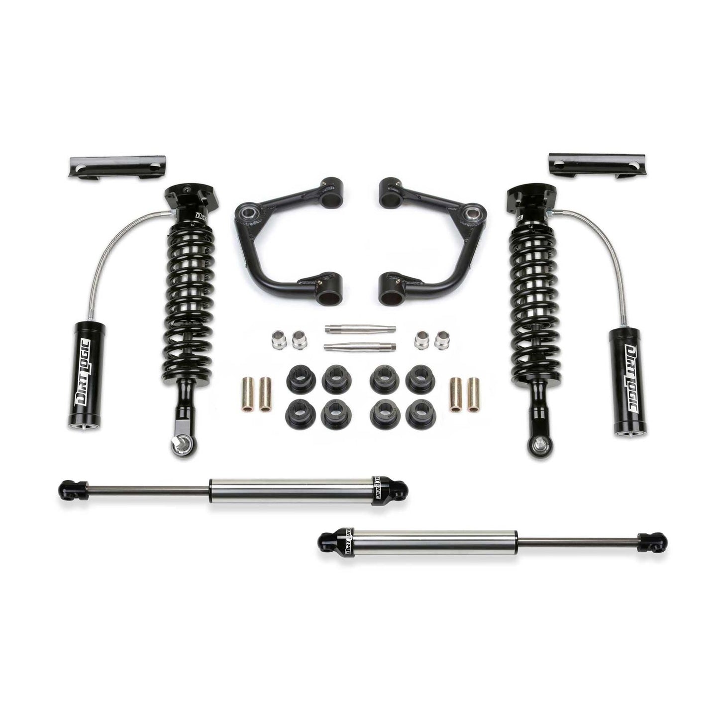 Fabtech 2" Uniball Upper Control Arm System w/ DL 2.5 Resi & 2.25 | Ford F150 4WD (15-20) (K2246DL)