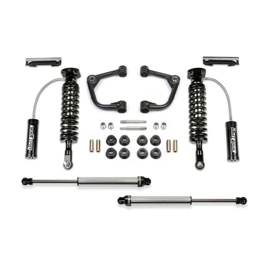 Fabtech 2" Uniball Upper Control Arm System w/ DL 2.5 Resi & 2.25 | Ford F150 4WD (15-20) (K2246DL)