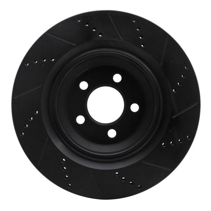 DFC D&S Black Brake Rotor (REAR LEFT): Chrysler 300 (05-23)