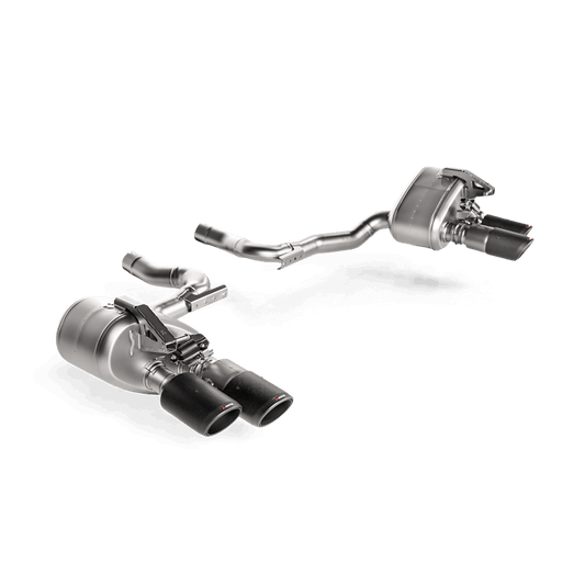 Akrapovic Porsche Panamera 4/Sport Turismo (971) Slip-On Race Line (Titanium) (Req. Tips)