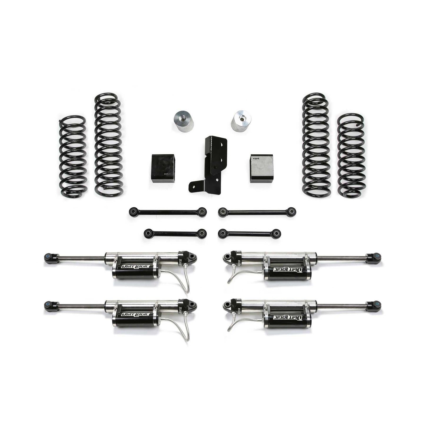 Fabtech 3" Sport System w/ DL Resi | Jeep JL 4-Door 4WD (18-22) (K4108DL)
