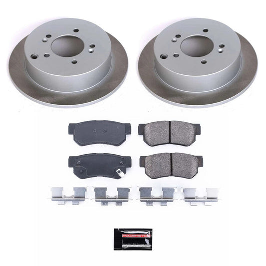 PowerStop 05-10 Kia Sportage Rear Semi-Coated Rotor Kit (SC5213)