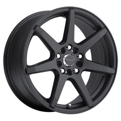Raceline 131 Evo Satin Black | 18x7.5" +42mm | 5x100/5x114.3mm Wheel
