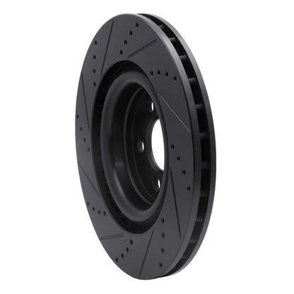 DFC D&S Black Brake Rotor (FRONT RIGHT): Chrysler 300 (05-23)