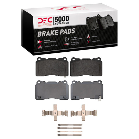 DFC 20-25 Acura Integra 5000 Low Metallic Brake Pads & Hardware Kit