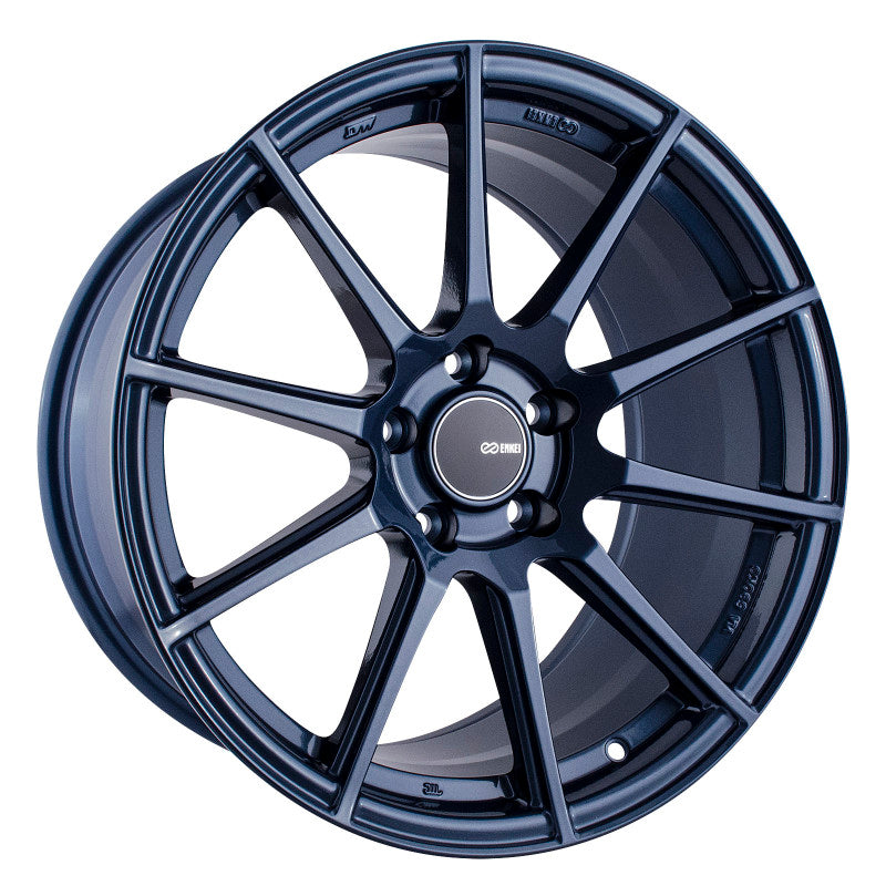 Enkei TS10 Blue Silver | 18x9.5" +35mm | 5x114.3mm Wheel