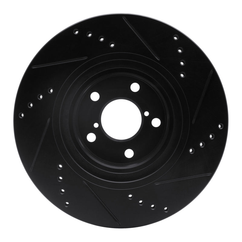 R1 04-25 Scion FR-S Front L D&S Black Brake Rotor | Subaru, Toyota (ECB-13034L)