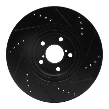 R1 04-25 Scion FR-S Front L D&S Black Brake Rotor | Subaru, Toyota (ECB-13034L)