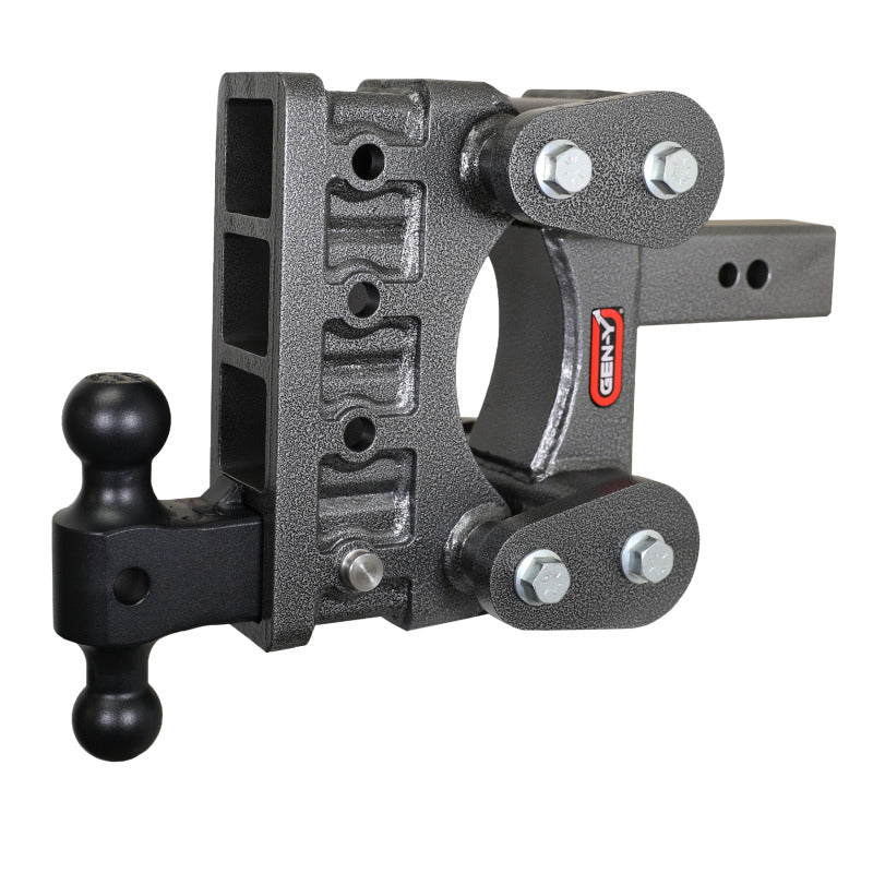 Gen-Y The Boss Torsion-Flex 2.5in Shank 6in Drop 3.5K TW 32K Hitch w/GH-0161 Dual-Ball