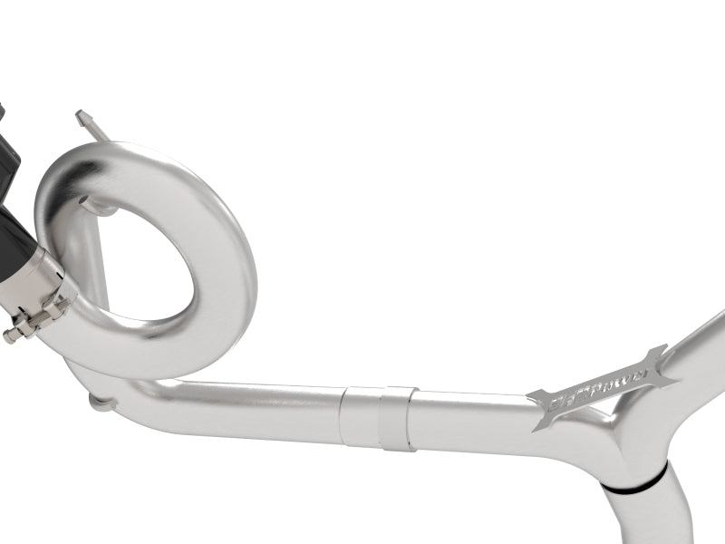 aFe 3in to 2-1/2in Stainless Cat-Back Exhaust with Carbon Fiber Tips | Subaru WRX / WRX STI (15-21) (49-36810-C)