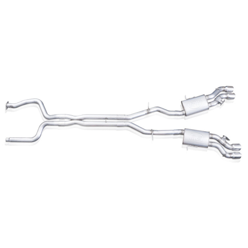 Stainless Works Catback System Resonated X-Pipe Dual-Mode Mufflers | Cadillac CTS-V Sedan (16-18) (CTSV16CB)