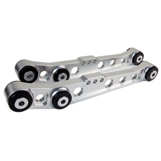 BLOX V2 Billet Rear Lower Control Arms | Honda Civic/Acura Integra 88-01 (BXSS-21204-RAW-V2)