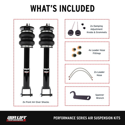 Air Lift 11-23 Dodge Charger / 15-23 Dodge Challenger Performance Front Kit