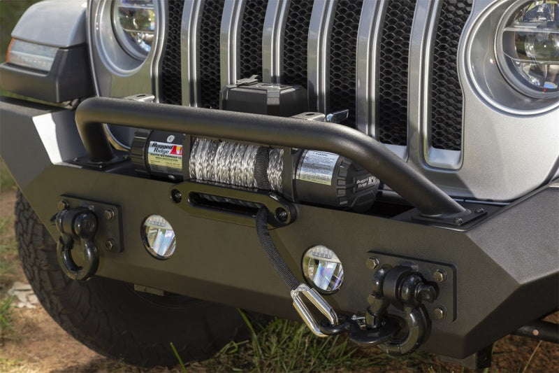 Rugged Ridge 11548.41 Spartan Front Bumper With Overrider For Jeep Wrangler