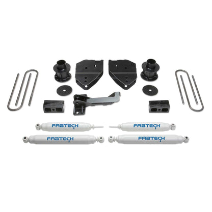 Fabtech 4in Budget System w/ Performance Shocks | Ford F250/350 4WD (17-21) (K2213)