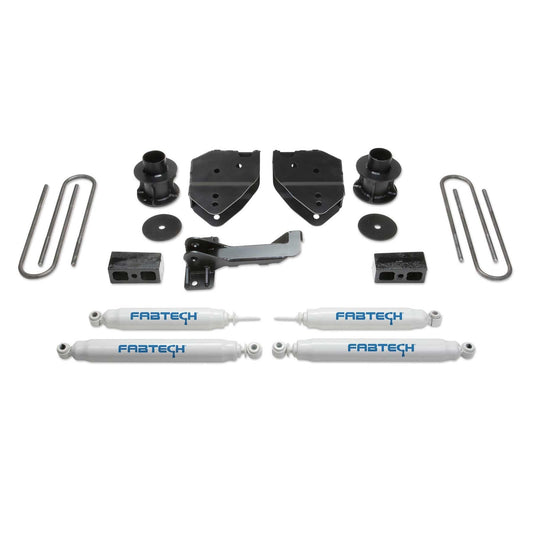 Fabtech 4in Budget System w/ Performance Shocks | Ford F250/350 4WD (17-21) (K2213)
