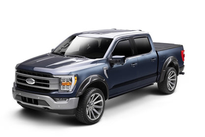 Husky Liners 14-18 Chevrolet Silverado 1500 FS 69.3in Bed DRT Style Fender Flares (Smooth) 4pc - Blk