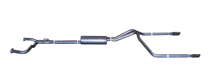 Gibson 2.5in Dual Split Cat-Back Exhaust | Nissan Titan LE (04-10) (8200)