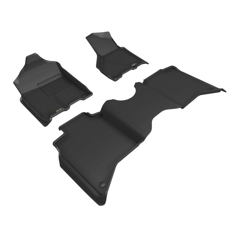 3D MAXpider 19-24 Dodge RAM 3500 Crew Cab KAGU Floormats | All-Weather (L1DG03801509)