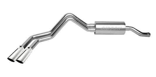 Gibson 3.5in/2.25in Dual Sport Cat-Back Exhaust | Chevrolet Silverado 1500 LTZ (14-18) (65666)