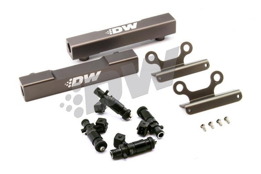 DeatschWerks Top Feed Fuel Rail Upgrade Kit w/ 1500cc Injectors | Subaru WRX (02+) / STI (07+) / LGT (00+)