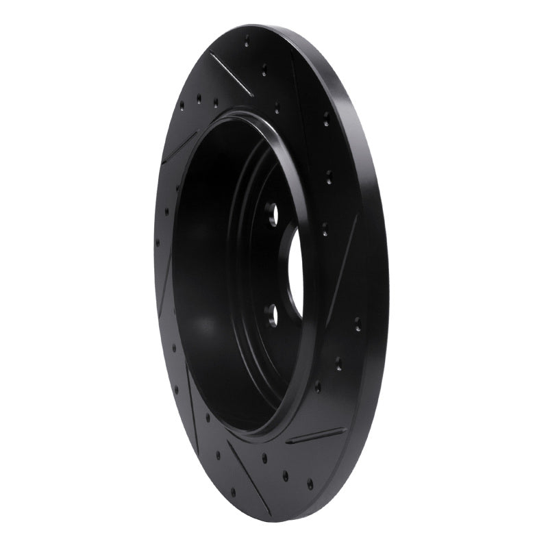 DFC Rear Left D&S Black Brake Rotor: Dodge Durango (11-22)