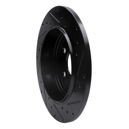 DFC Rear Left D&S Black Brake Rotor: Dodge Durango (11-22)