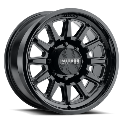 (set of 4) Method MR323 Gloss Black | 20x9" +12mm | 8x6.5in Wheel