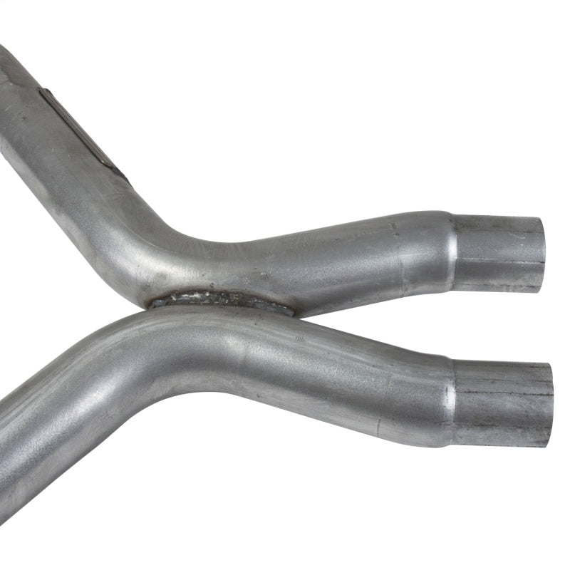 BBK 11-14 Mustang 3.7 V6 Short Mid X Pipe w/Catalytic Converters (1461)