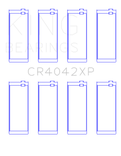 King 1.6L/1.8L/1.9L Connecting Rod Bearings | - Size +.026mm (CR4042XP.026)