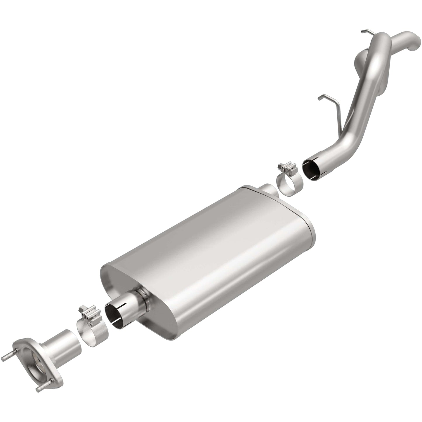 BRExhaust 1997-2006 Jeep Wrangler Stainless Steel Direct-Fit Replacement Exhaust System