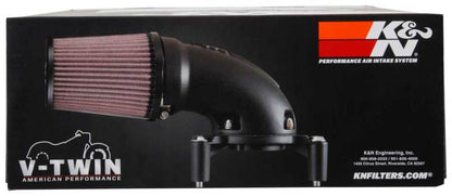 K&N 57-1137S Performance Air Intake System for Harley-Davidson (Silver)