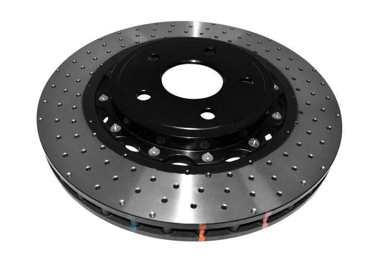 DBA 5000 Series Cross D&S Front Rotor | Jeep GC SRT8 (06-10) (DBA52532BLKXD)