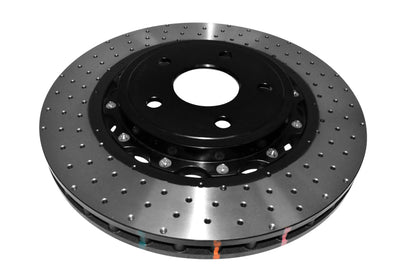 DBA 5000 Series Cross D&S Front Rotor | Jeep GC SRT8 (06-10) (DBA52532BLKXD)