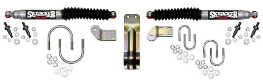 Skyjacker 9218 Silver Dual Steering Stabilizer Kit for Ram 1500/2500/3500