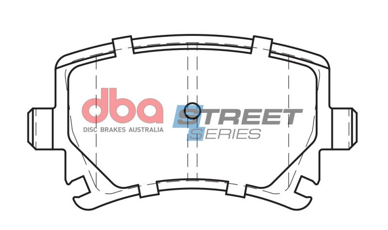DBA Rear Street Series Brake Pads | Audi A3 FWD (06-09) (DB1865SS)
